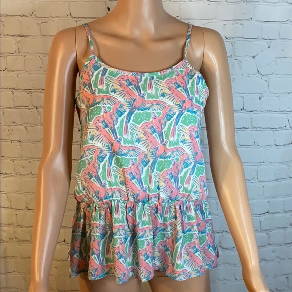 Lauren James Macawl Me Sophie Peplum top NWT summer